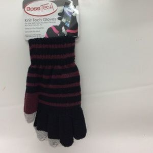 Women Knit Gloves W/ Active Fingerprints 11797